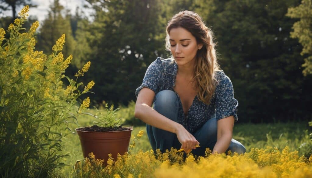 growing goldenrod