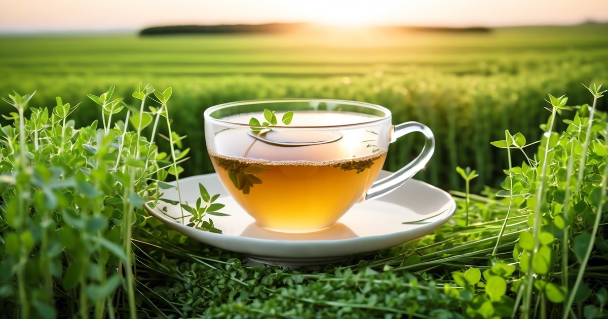 benefits of alfalfa tea